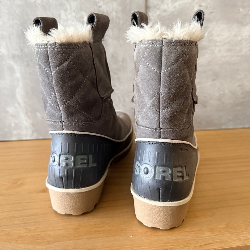 Sorel Tivoli II Suede Winter Snow Boots Women’s Size 7.5 - Picture 5 of 7